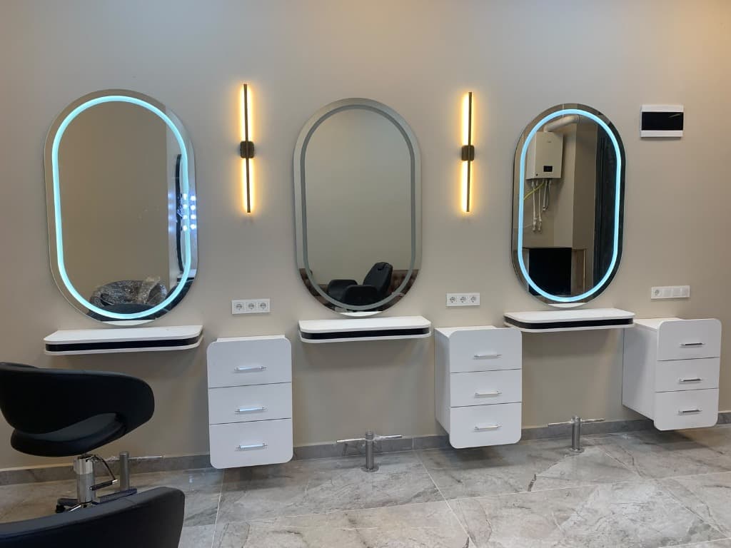 Oray Concept Oval LED Ayna ve Konsol Montajı 2